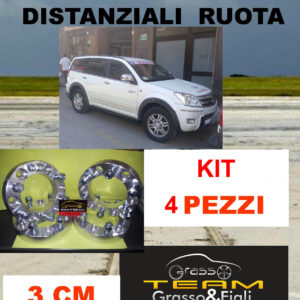 KIT 4 Distanziali Ruota FOR GREAT WALL MOTOR HOVER 4WD 2WD 30 mm spessore Wheel Spacers DF1