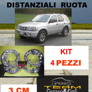 kit 4 Distanziali Ruota For ISUZU AMIGO MU RODEO 1989 -> 2004 30 mm 3 cm spessore DF3