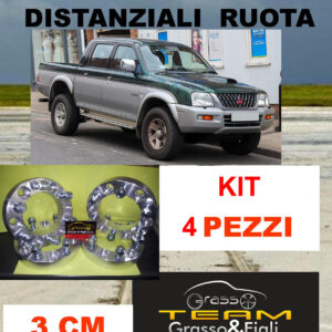kit 4 Distanziali Ruota For MITSUBISHI L200 1996 -> 2005 30 mm 3 cm spessore Wheel Spacers DF3
