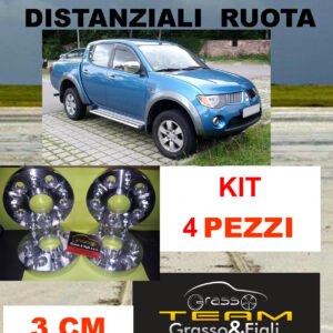 KIT 4 Distanziali Ruota For MITSUBISHI L200 2005 -> 2015 30 mm 3 cm spessore Wheel Spacers DF13
