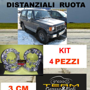 kit 4 Distanziali Ruota For Mitsubishi Pajero 1 1982 ->1991 L040 30 mm 3 cm spessore DF3