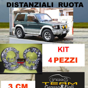 kit 4 Distanziali Ruota For Mitsubishi Pajero 2 V20 1991 -> 1999 30 mm 3 cm spessore DF3