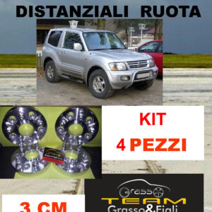 kit 4 Distanziali Ruota For MITSUBISHI PAJERO V60 1999 -> 2006 30 mm spessore Wheel Spacers DF13