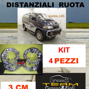 kit 4 Distanziali Ruota For MITSUBISHI SPACEGEAR 1995 -> 2000 30 mm spessore Wheel spacer DF3