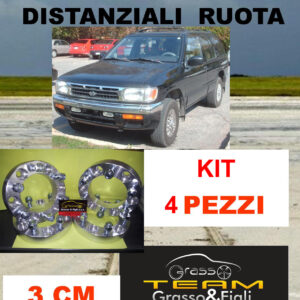 kit 4 Distanziali Ruota For Nissan Pathfinder R50 1996 -> 2004 30 mm spessore Wheel Spacers DF1