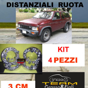 kit 4 Distanziali Ruota FOR Nissan Terrano 1 WD21 1986 -> 1995 30 mm spessore Wheel Spacers DF1