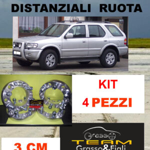 kit 4 Distanziali Ruota For Opel Frontera B 1991 -> 2004 30 mm spessore Wheel Spacers DF3