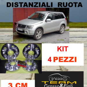 KIT 4 Distanziali Ruota For Suzuki Grand Vitara JT 2006 -> 2015 30 mm spessore Wheel Spacers DF27