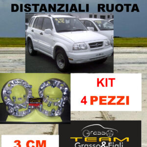 kit 4 Distanziali Ruota For Suzuki Grand Vitara 1998 -> 2005 30 mm spessore Wheel Spacers DF4