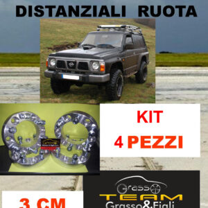 kit 4 Distanziali Ruota For Nissan Patrol GR Y60 1987 -> 1997 30 mm spessore Wheel Spacers DF1