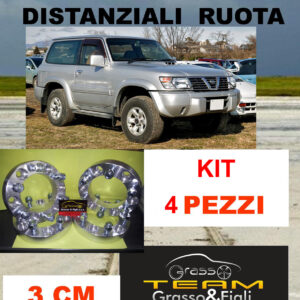 kit 4 Distanziali Ruota For Nissan Patrol GR Y61 1997 > 2009 30 mm spessore Wheel Spacers DF1