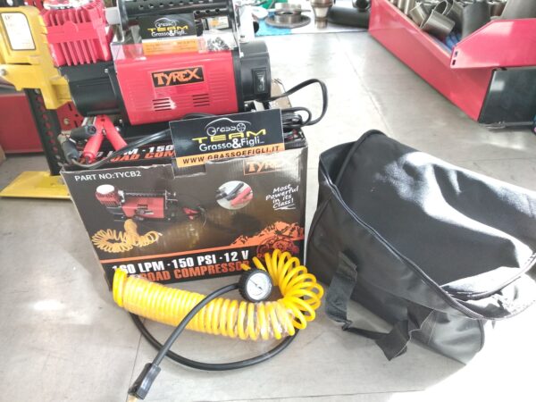 Compressore Monocilindrico Heavy Duty 12v 150psi 160 litri al minuto AIR13