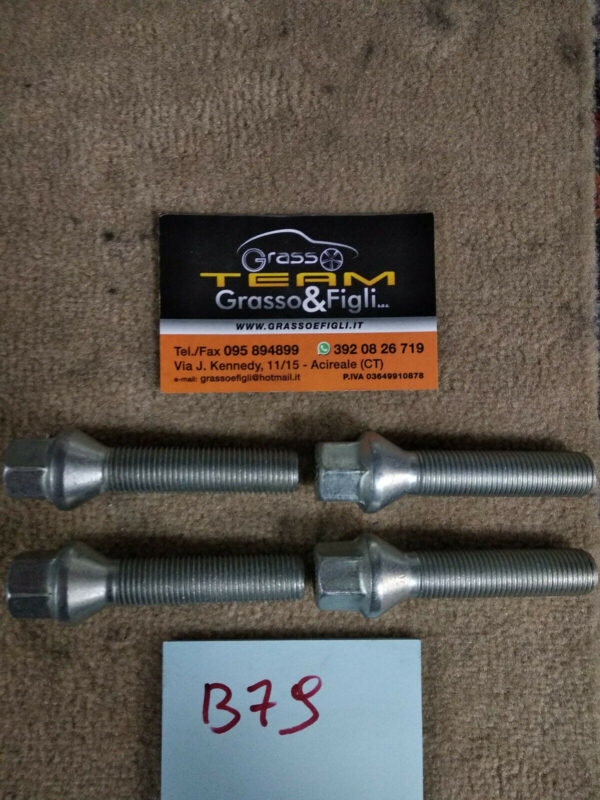 Bulloni Per Protezione Ruota McGard 27209SU – M14 X 1.50, Conici, Lunghezza 50.3 Mm, Chiave 17 Mm (kit 4 Pezzi)