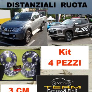 KIT 4 Distanziali Ruota For MITSUBISHI L200 dal 2015> 30mm 3cm Wheel Spacers DF13