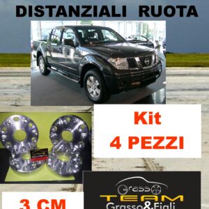 Kit 4 Distanziali Ruota For NISSAN NAVARA D40 2005 > 2014 3cm Wheel Spacers DF15