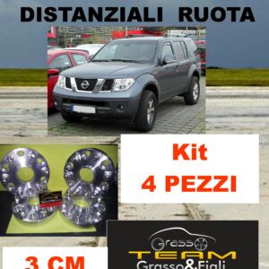 Kit 4 Distanziali Ruota For NISSAN PATHFINDER R51 2005 > 2011 3cm Wheel Spacers DF15