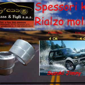 Kit 4 Spessori Molle SUZUKI JIMNY 1998 > 2018 Completo Anteriore Posteriore Spessori Rialzo 4 cm FD23M FD23M