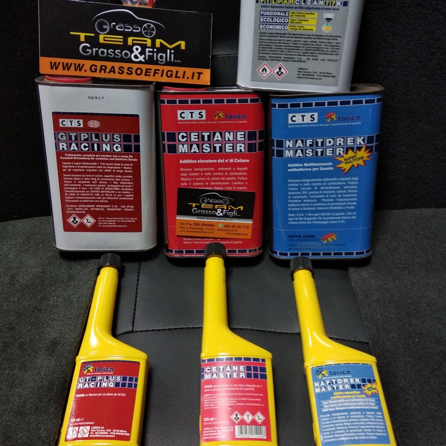 Additivo Benzina Speciale GT PLUS RACING Elevatore numero di OTTANI ...