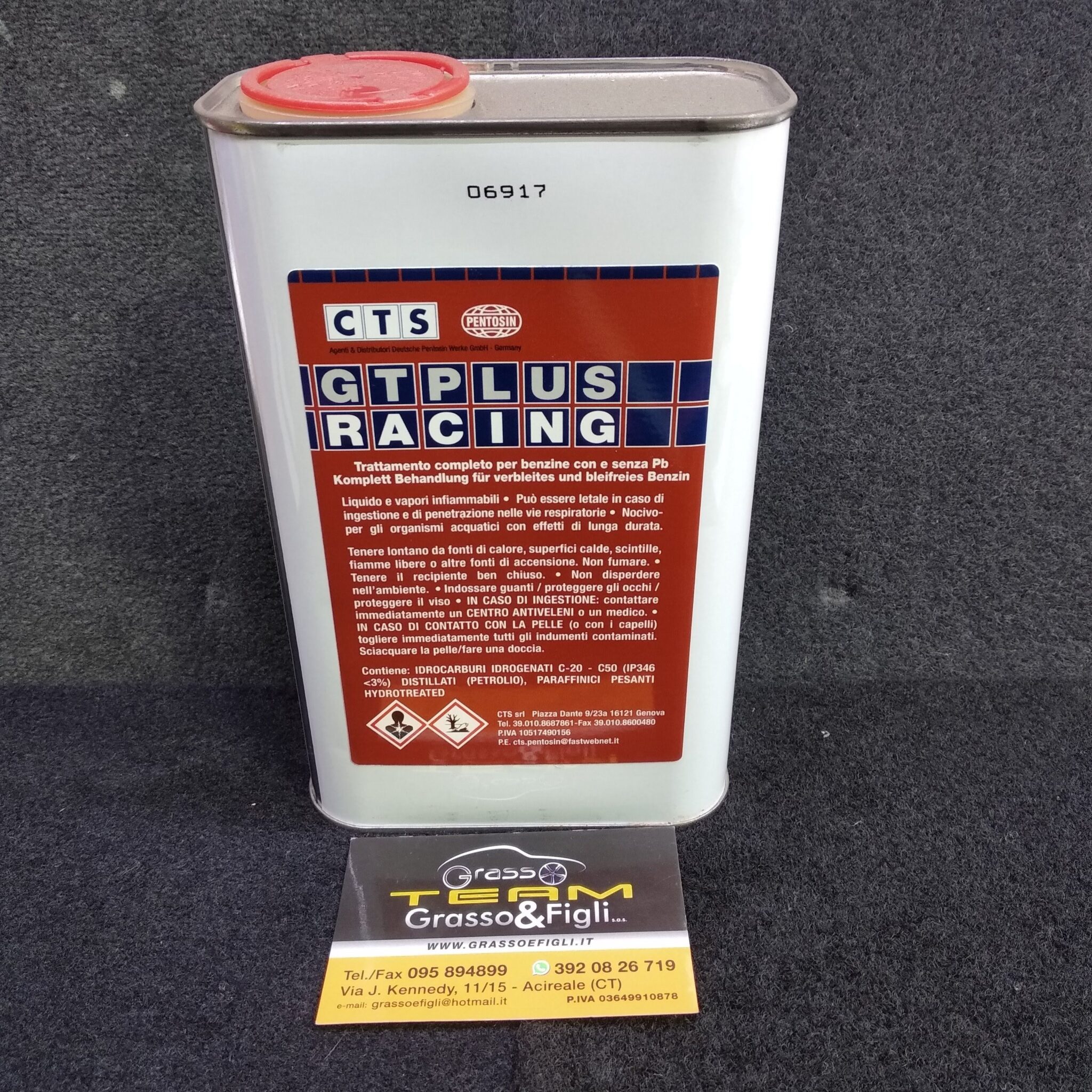 Additivo Benzina Speciale GT PLUS RACING Elevatore numero di OTTANI ...