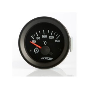 Strumento Road Italia Serie Nera Stradale /  Racing Manometro Indicatore temperatura Olio Analogico INH12V150  diam.52mm