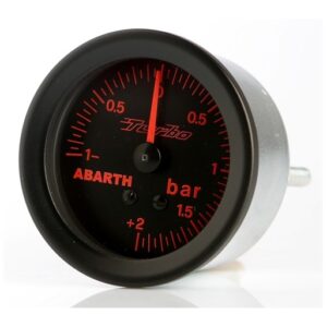 Strumento Road Italia Serie Abarth Delta / Racing Manometro indicatore Pressione Turbo  -1 +2   Diametro 52mm  BINE103120