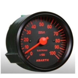 Strumento Road Italia Serie Abarth Delta / Racing Manometro indicatore Contagiri 10000 Rpm  Diametro 80mm BINC10080/131