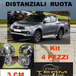 KIT 4 Distanziali Ruota For FIAT FULLBACK  dal 2015 > 2018 30mm 3cm Wheel Spacers DF13