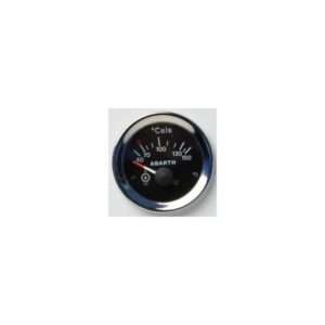 Strumento Road Italia Serie Abarth Storica 500 / Racing Manometro Quadrante Nero Indicatore Temperatura Olio  Diametro 52mm  -   700150