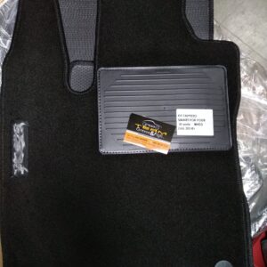 Set Tappeti Auto Smart 3 ForFour W453  2014> / -  Moquette Nero con Rinforzo Battitacco e Velcro di fissaggio ricamato