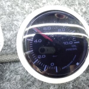 Strumento DEPO Racing Serie WS / Manometro indicatore Pressione Olio  + Bulbo 0 +10   Diametro 52mm  WSW5227B