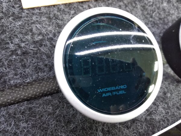 Strumento Depo  /  Racing Manometro Indicatore AFR Wideband Air Fuel Ratio Stechiometrico Digitale + Sonda Bosch diam.52mm