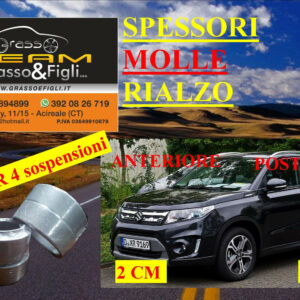 Kit Spessori Molle Rialzo SPACER SPRING SUZUKI VITARA LY 2015 -> Avanti + Dietro 2cm + 2cm WL11 + FT52M