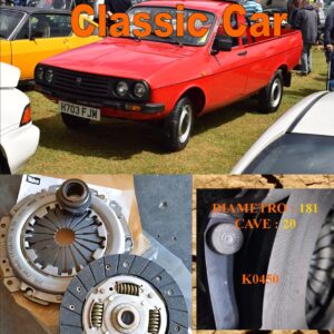Kit Frizione Dacia Shifter 1.4 - 1981 > 1993 - Disco + Spingidisco + Cuscinetto " E.Sassone " Classic Vintage Car -- K0450