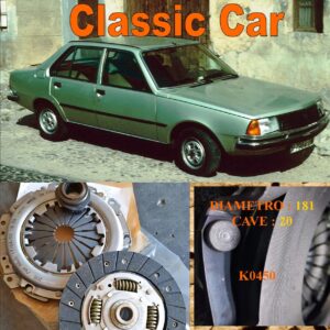 Kit Frizione Renault 18 R18 1.4 1977 > 1986 - Disco + Spingidisco + Cuscinetto " E.Sassone " Classic Vintage Car -- K0450