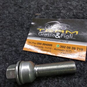 Bullone Ruota Specifico per Cerchi in Lega Porsche 14x1,50 Lunghezza filetto 45mm Sferico Rondella Mobile Chiave Testa 17 XBPP2S