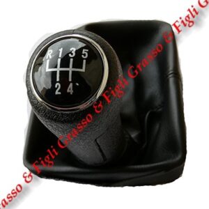 Pomello e Cuffia Leva Cambio Marce Specifico per VW Volkswagen  Polo 4 IV 9n 9n3   dal 2001 > 2005  Manuale a 5 Velocità Gear Shift Knob  6930042