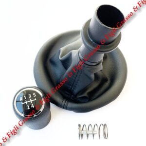 Pomello e Cuffia Leva Cambio Marce Specifico per Volkswagen Vw Transporter T5  dal 2003 > 2014 Manuale a 5 Velocità Gear Shift Knob  6930074