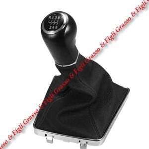 Pomello e Cuffia Leva Cambio Marce Specifico per Opel Astra H dal 2004 > 2010 Manuale a 6 Velocità Gear Shift Knob 6930411