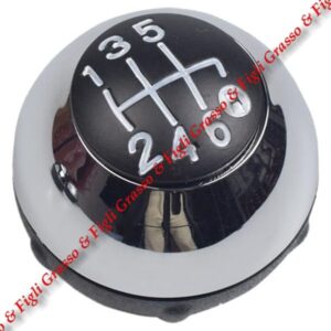Pomello Leva Cambio Marce Specifico per Fiat 500 Satinato Opaco dal 2007 > 2015 e dal 2015 > Manuale a 6 Velocità Gear Shift Knob 6930528