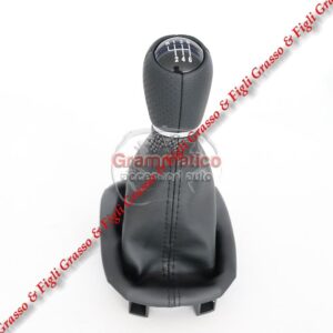 Pomello e Cuffia Leva Cambio Marce Specifico per Seat Leon 1M dal 2002 > 2006 Manuale a 6 Velocità Gear Shift Knob 6930650