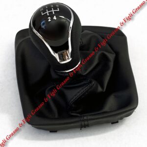 Pomello e Cuffia Leva Cambio Marce Specifico per Seat Ibiza dal 2017 > 2020 Manuale a 5 Velocità Gear Shift Knob 6930651
