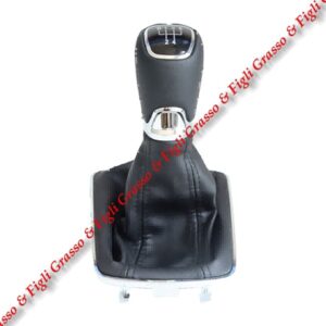 Pomello e Cuffia Leva Cambio Marce Specifico per Skoda Fabia dal 2015 > 2017 Manuale a 5 Velocità Gear Shift Knob 6930670