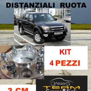 kit 4 Distanziali Ruota CON CENTRAGGIO MOZZO For FORD RANGER 2009 -> 2011 30 mm 3 cm spessore Wheel Spacers DF29