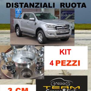 kit 4 Distanziali Ruota CON CENTRAGGIO MOZZO For FORD RANGER 2015 > 30 mm 3 cm Wheel Spacers DF29