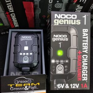 Carica batteria intelligente + Mantenitore Caricabatteria PIOMBO / AGM / EFB / LITIO ( Lithium) - NOCO Genius 1 - 6V & 12V 1A