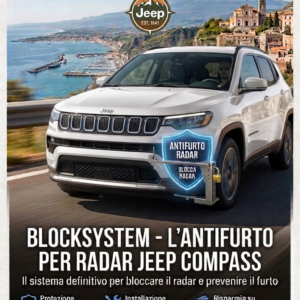 Antifurto Block System Blindatura Corazzata per Protezione Radar Jeep Compass Blocksystem Radar02
