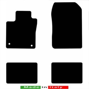 Set Tappeti Tappeto Auto tappeti in Moquette specifico RENAULT Twingo II 2007 - > 2014 Con 2 bottoni Serie completa ( anteriori + posteriore ) in moquette automobilistica di alta qualità (650 gr/mq) Provvisti di battitacco termosaldato 7.1677 - 71677