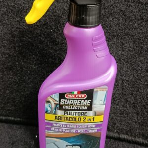 New Supreme Collection By Ma*Fra - Pulitore Abitacolo 2in1  - Pulisce gli interni ed elimina i cattivi odori - Mafra H1239