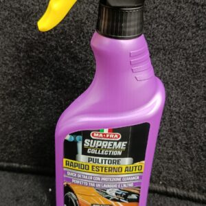 New Supreme Collection By Ma*Fra - Pulitore Rapido Esterno Auto - Brillantezza immediata senza acqua e senza risciacquo - Mafra H1241