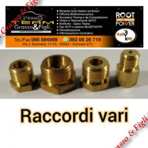 Road Italia / Adattatore (1pezzo) per Sensore Temperatura Olio o Acqua da << 1/8Npt a M22x1,5 >> per sensori Prosport o DEPO - Codice M22P15